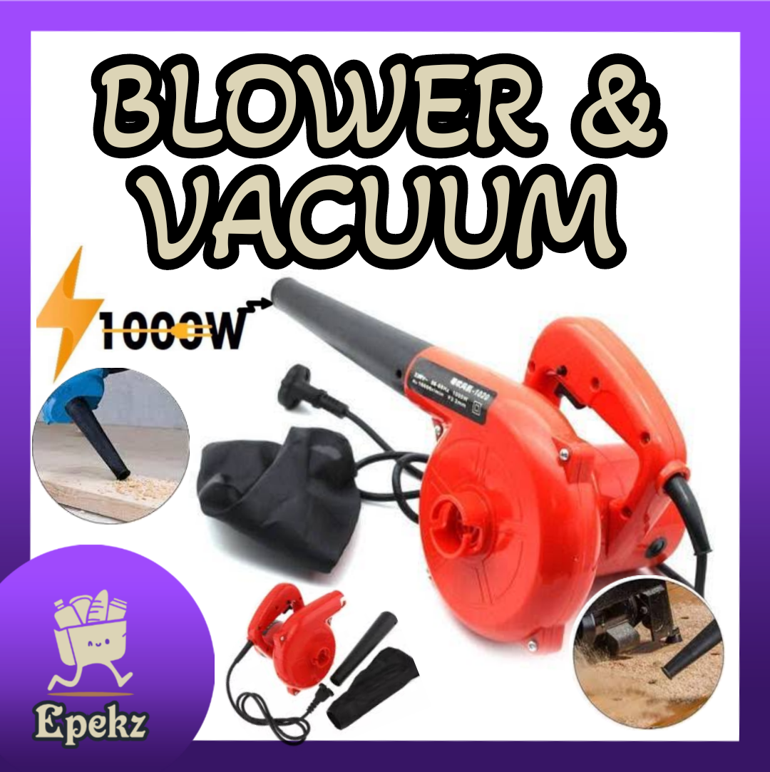 220V 1000W Electric Air Blower Vacuum Cleaner Blowing Dust Collecting 2 in 1 Computer Dust