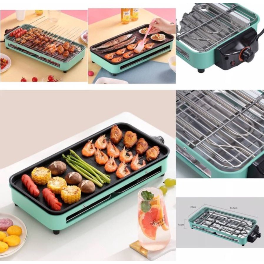 T8 2 in1 Simple Electric Grill for Samgyupsal Barbeque Grill/ Simple