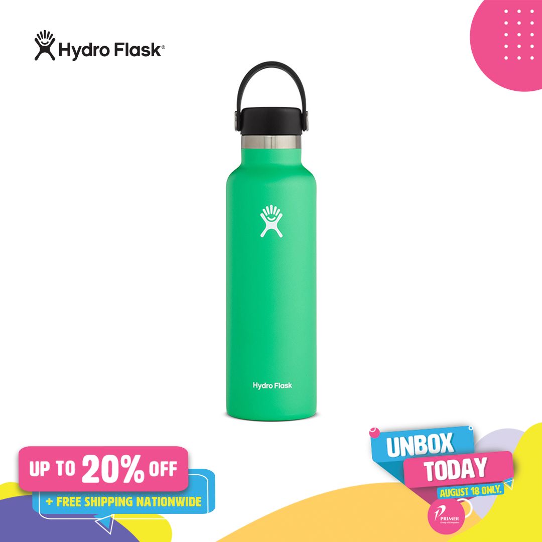 Hydro Flask (21 OZ) Standard Mouth Insulated Stainless Steel Drinking Water Bottle (Spearmint