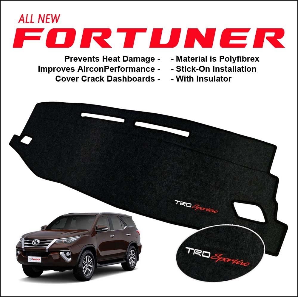 (TRD Sportivo) Dashboard Cover for Toyota Fortuner 20162019 Lazada PH
