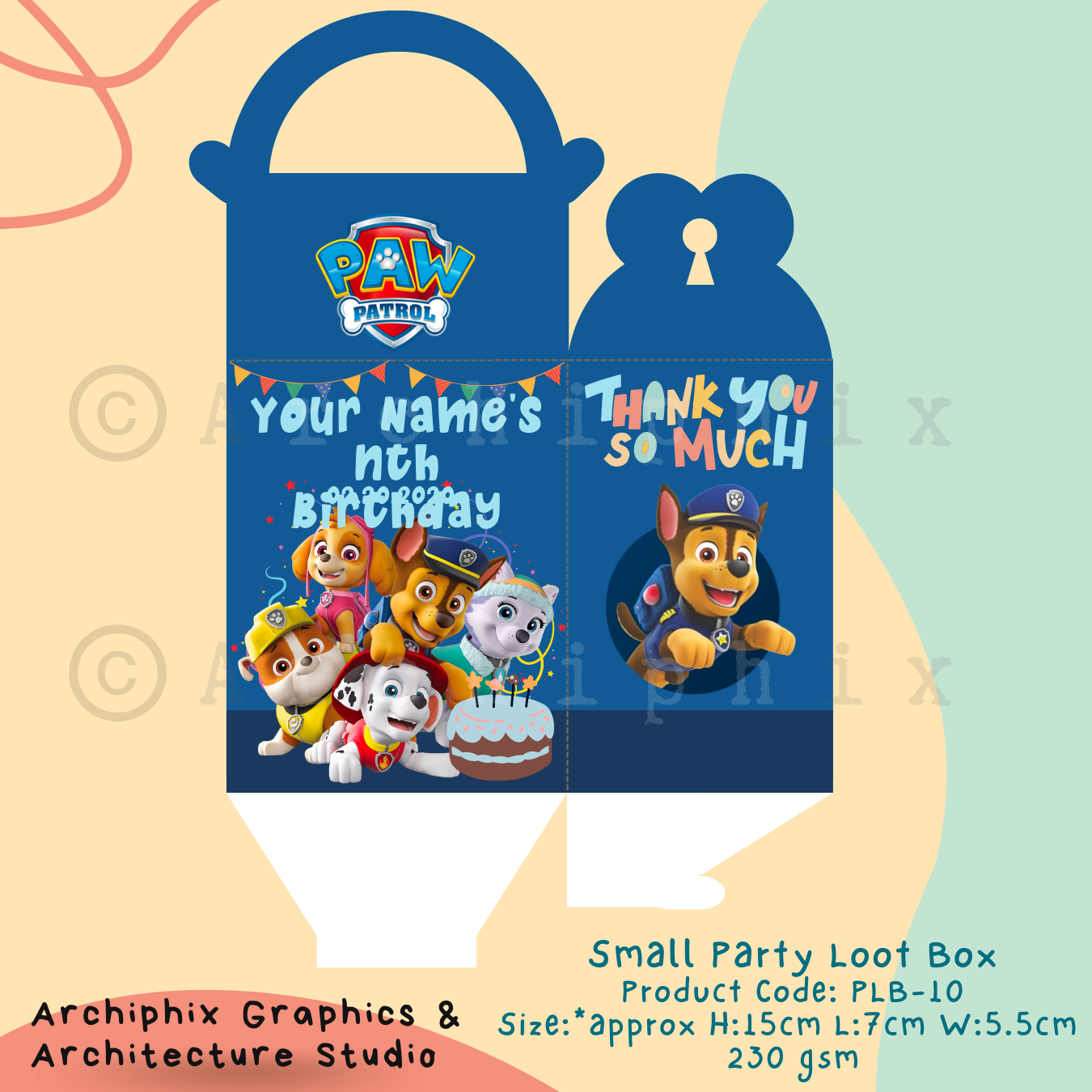 Personalized Mini Party Loot Box For Kids by Archiphix (5 or 10 pcs per  pack) | Lazada PH