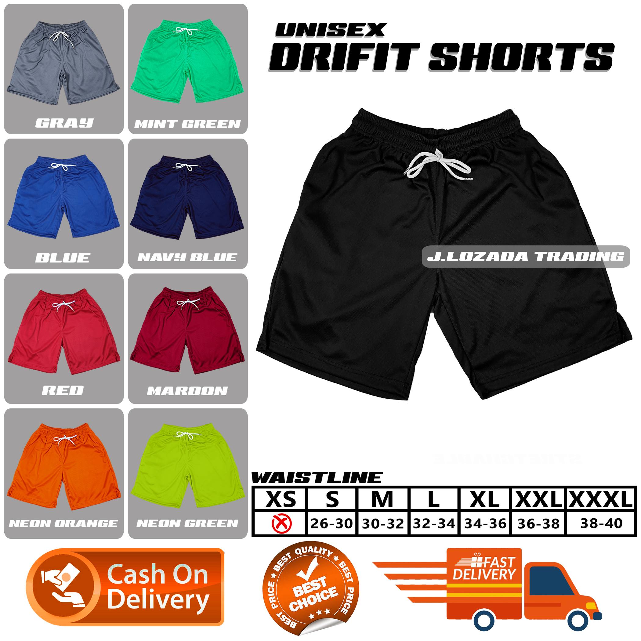 plain dri fit shorts