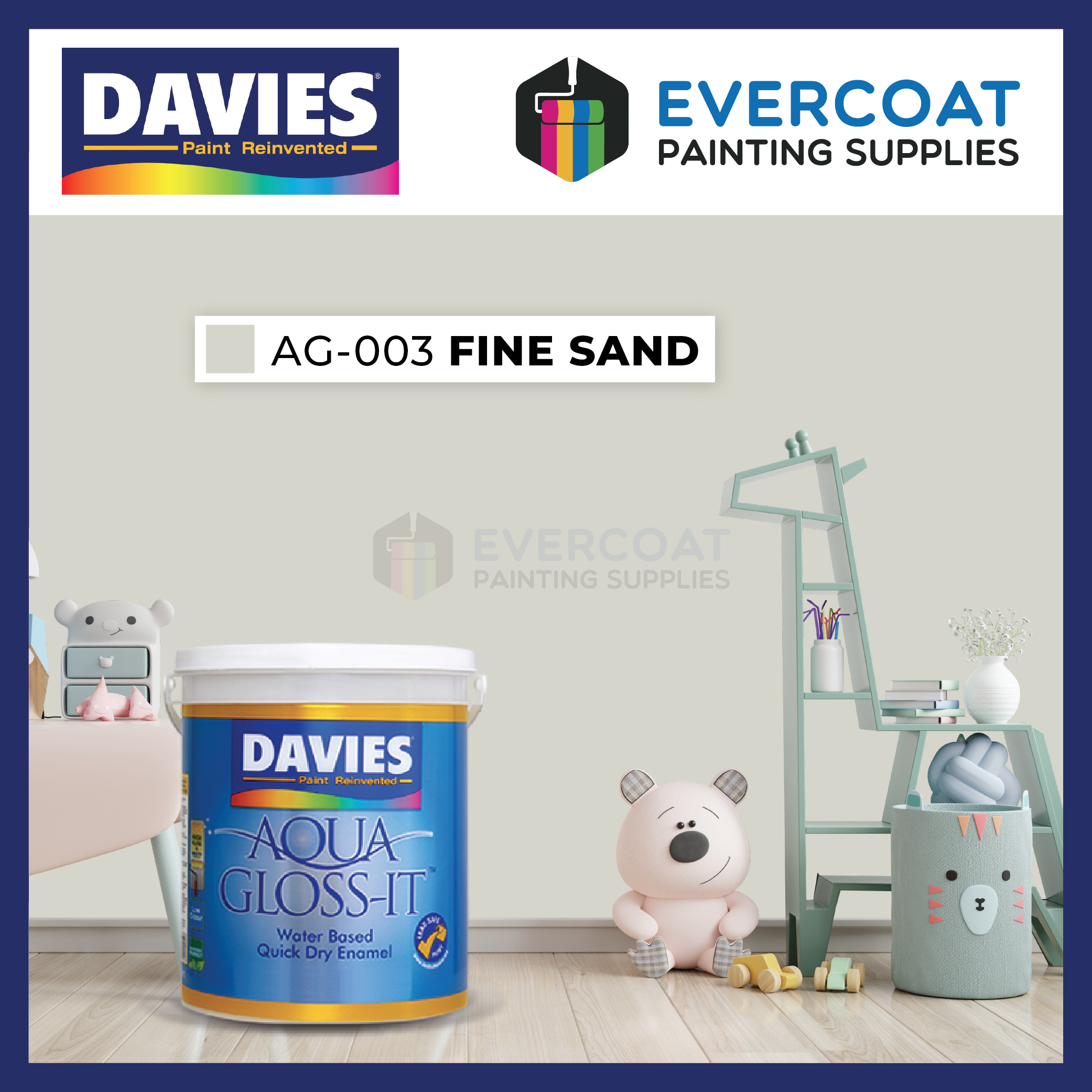 Davies Paints Aqua Glossit 4Liters (Whites & Neutrals) Lazada PH