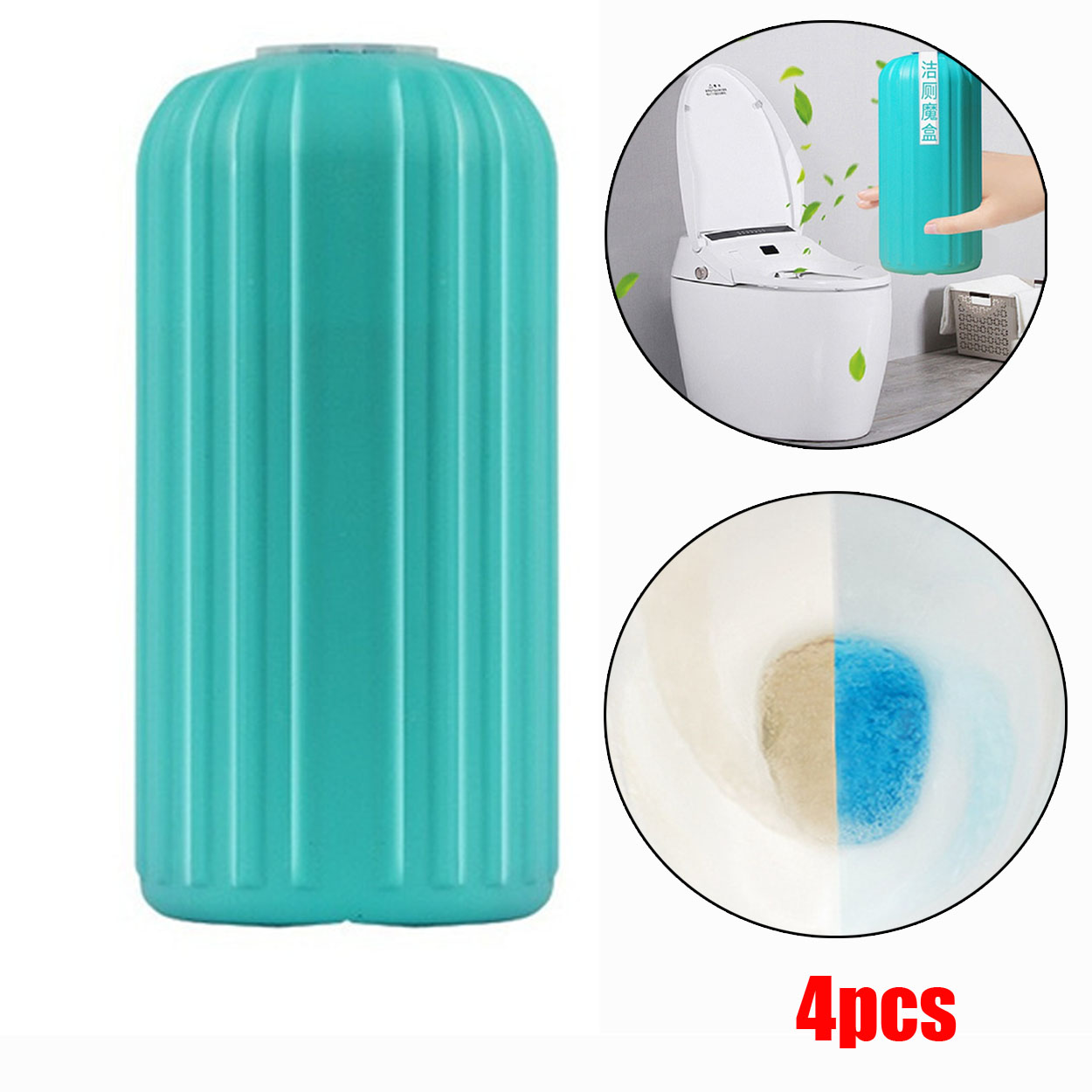 "TOILET CLEANER002 1Pc. New Blue Bubble Toilet Cleaner Deodorant