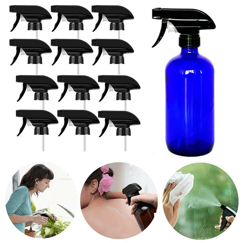 12 Pcs Trigger Sprayer Spray Bottle Nozzle Head - 28/410 Neck Bottle Size