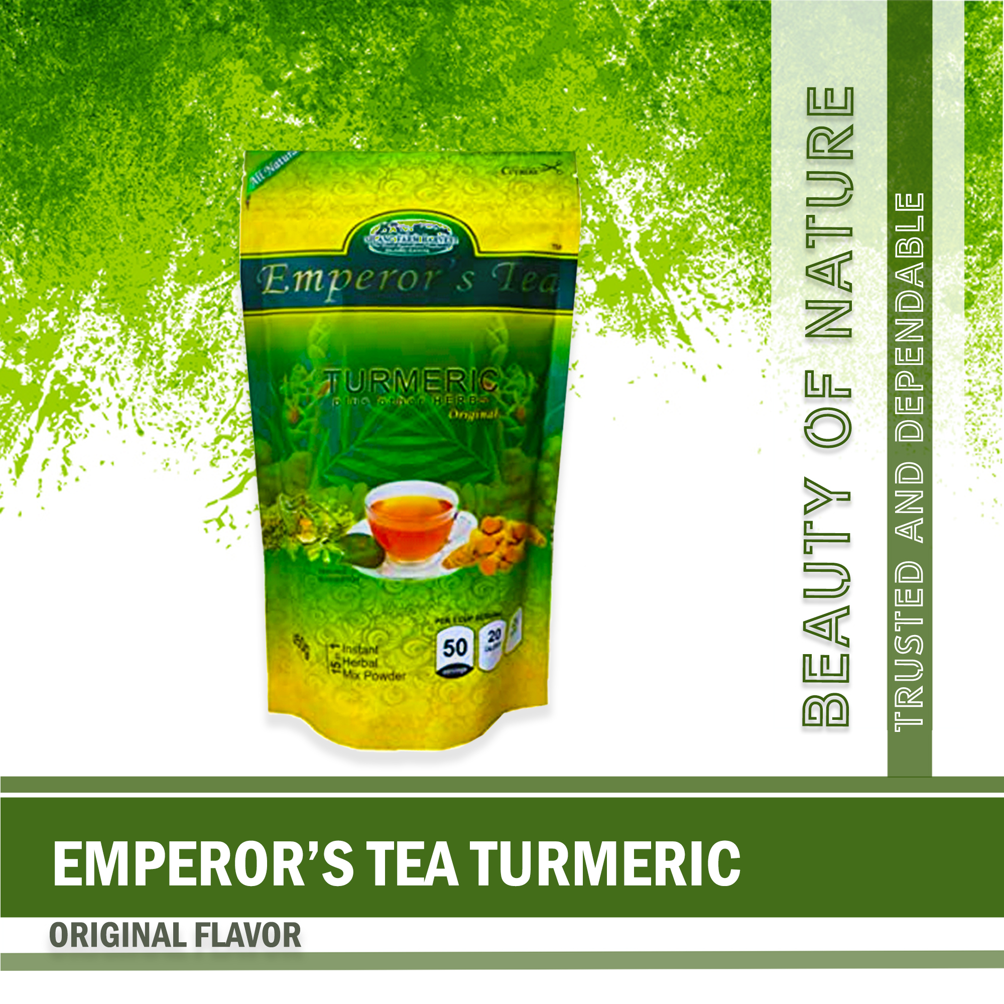 Emperor's Tea Turmeric Plus Other Herbs ORIGINAL FLAVOR 350g 1 PACK Lazada PH