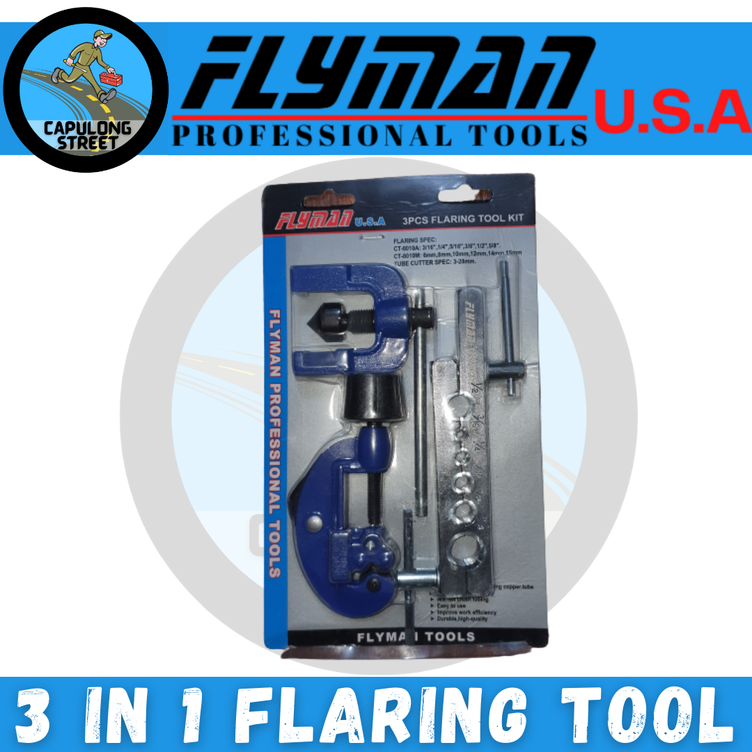 Capulong Street 3 In 1 Flaring Tool Set Flyman Brand Tube Cutter