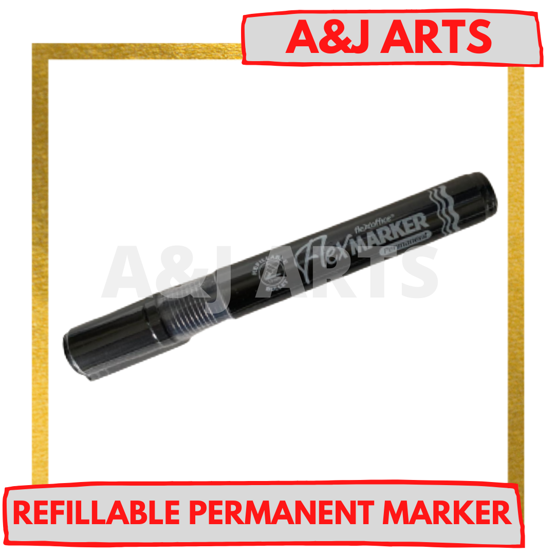Permanent Marker FlexOffice Refillable Permanent Marker Flex Lazada PH