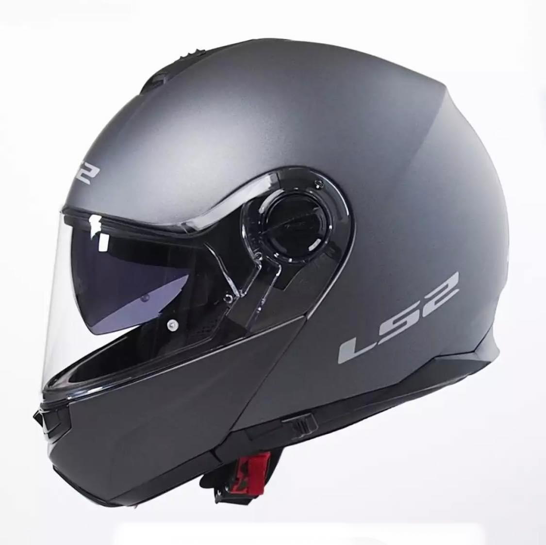 Casco LS2 STROBE FF325 SOLID Matt Black PINLOCK 