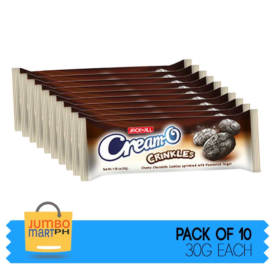 JACK N JILL CREAMO CRINKLES (PACK OF 10) / 30G EACH Lazada PH