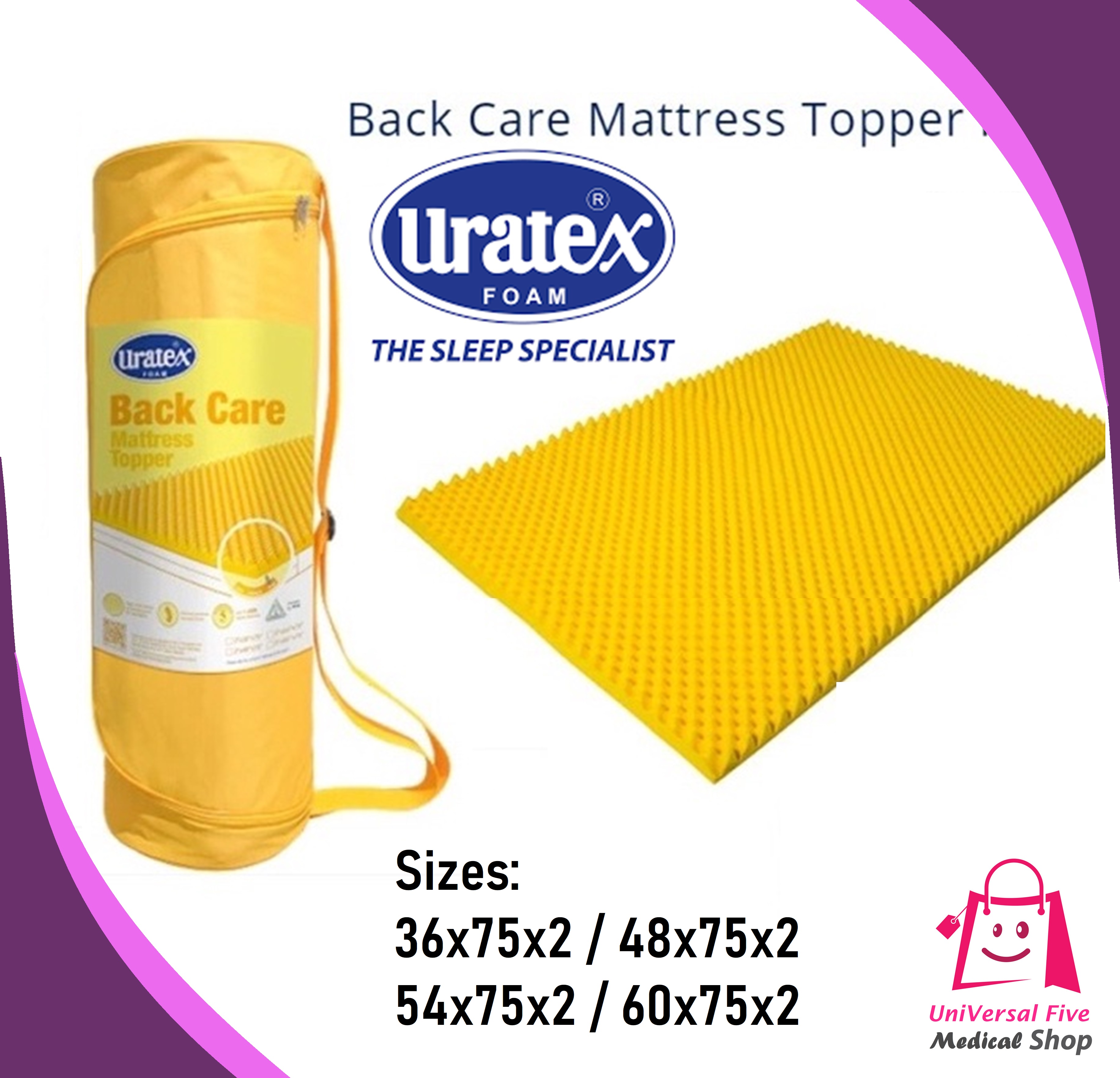 Uratex Permahard BioAire Egg Crate Bedsore Mattress AntiBedsore