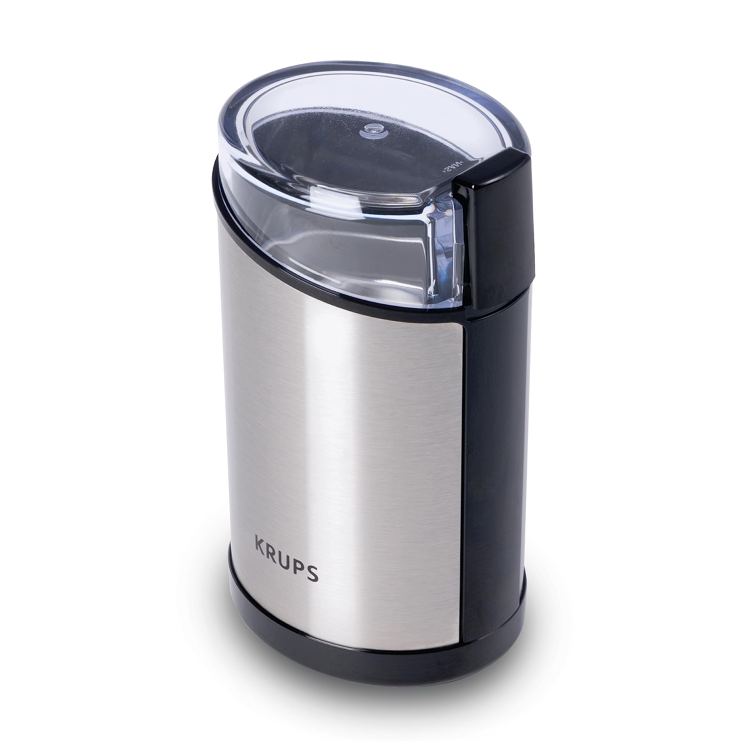 Krups F20342DI Electric Spice and Coffee Grinder, Stainless Steel Blades, Black