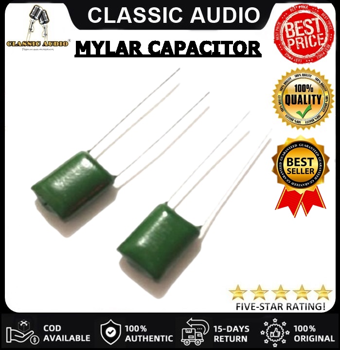 Mylar Capacitor 2A104J classic audio (original) | Lazada PH