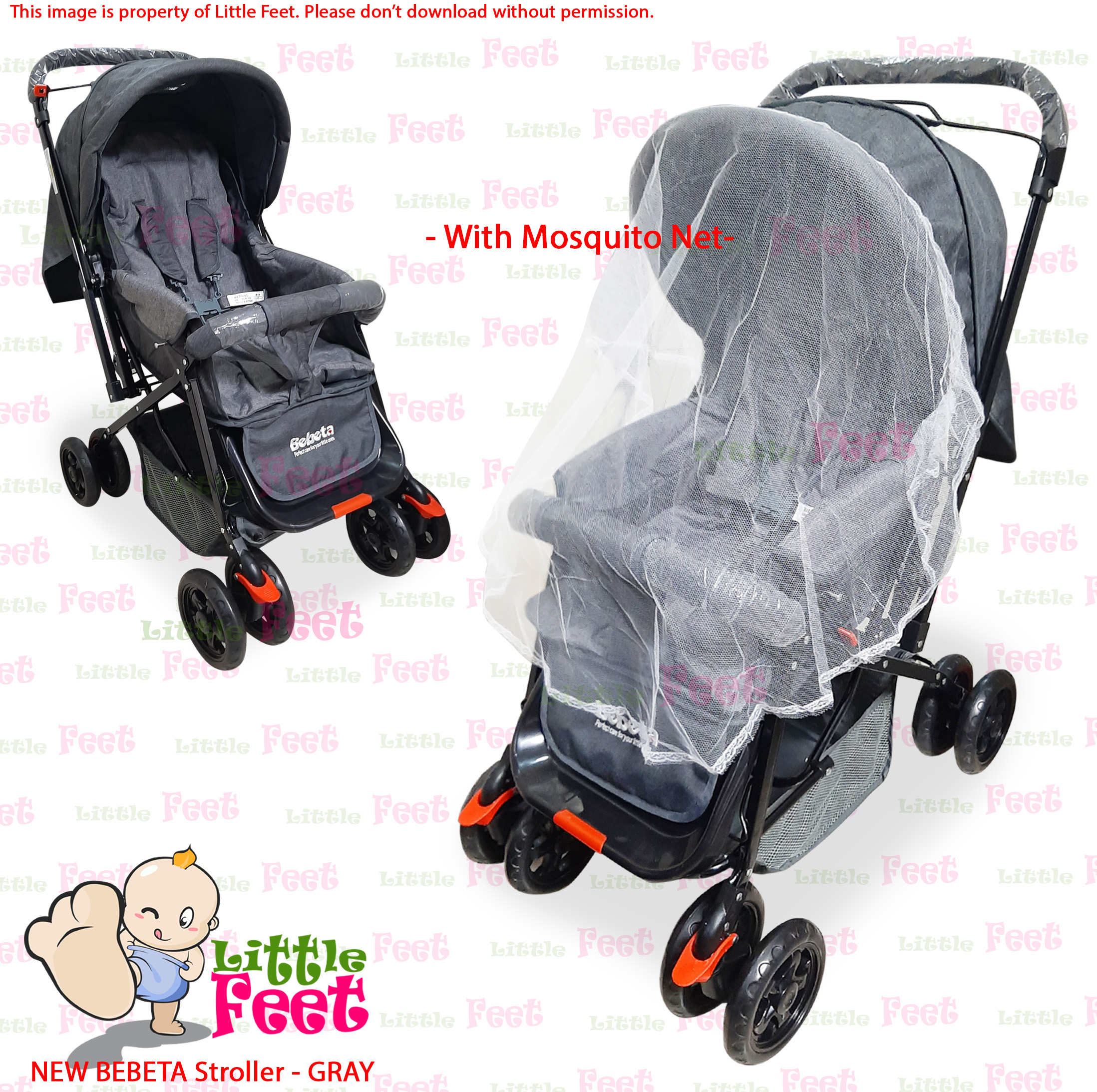 bebeta stroller pink