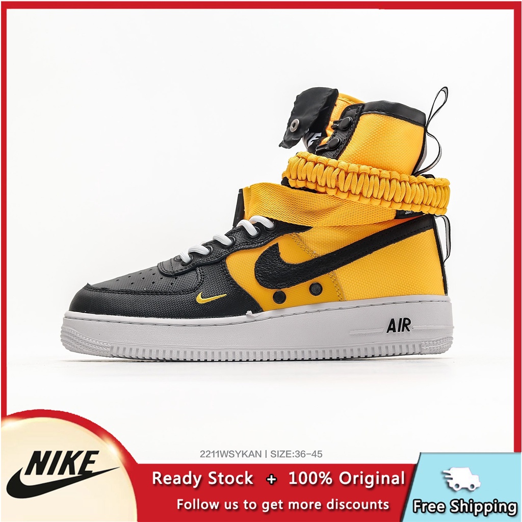 Nike Sf Air Force 1 Laser Orange/ Black-white for Men