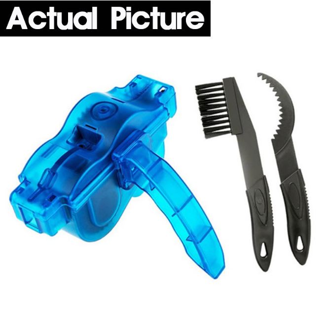 Bicycle Chain Cleaner Scrubber Brushes Mountain Bike Wash Tool Set