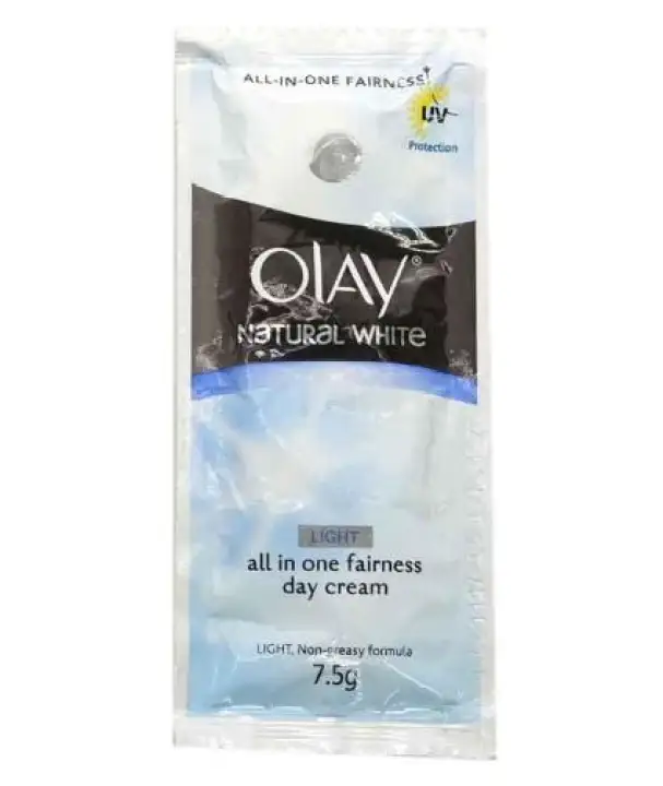 olay natural white light all in one fairness day cream