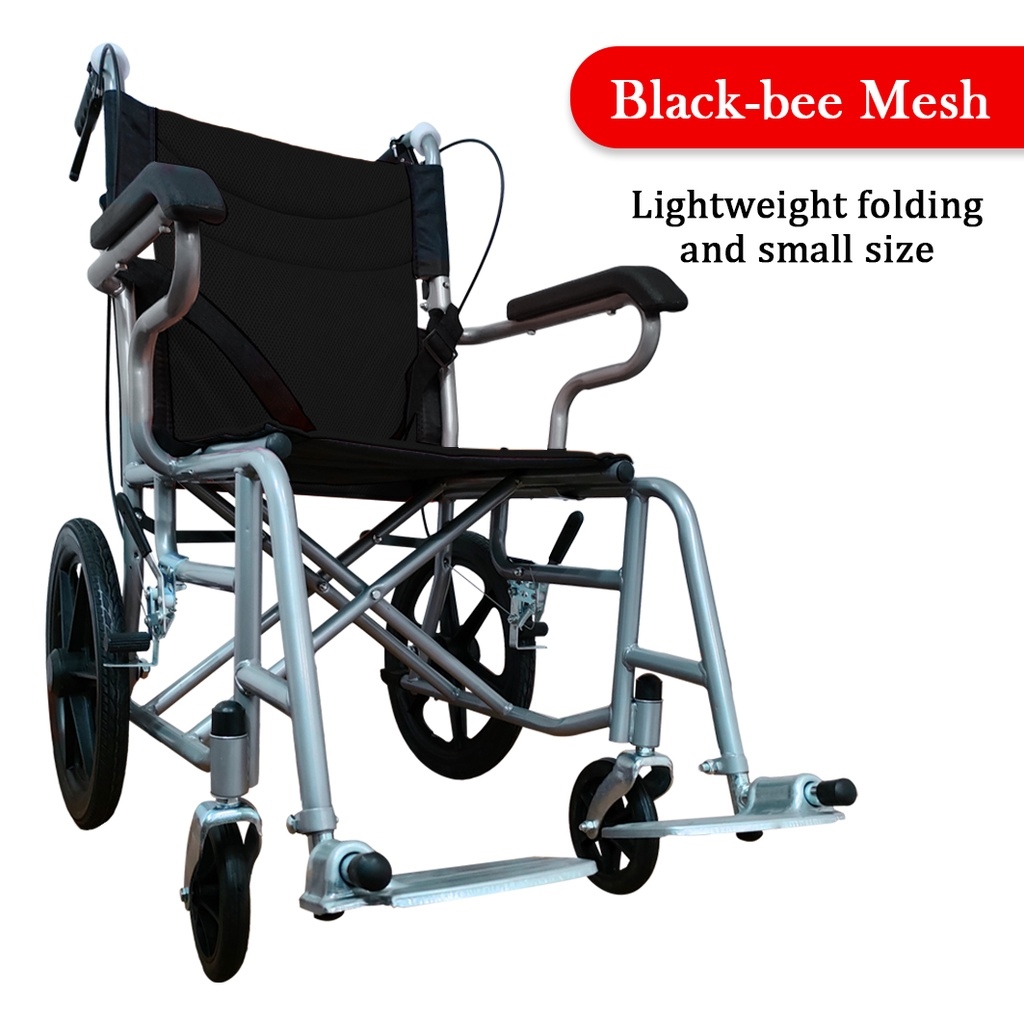Portable Travel Wheelchair Aluminum 11kg Light Weight Folding Carry