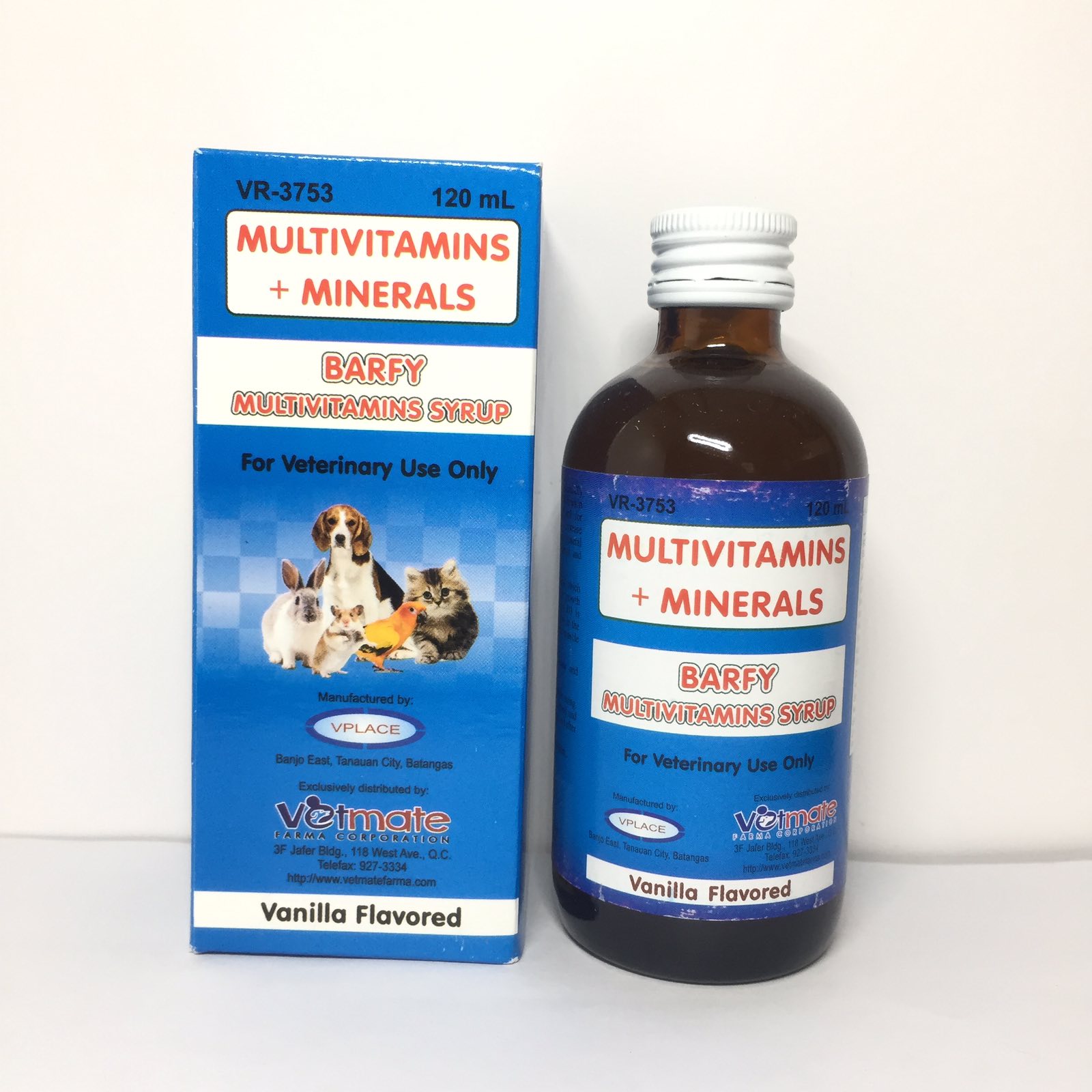 [VET SUPPORT] 120mL BARFY MULTIVITAMINS SYRUP / VITAMIN & MINERAL FOR