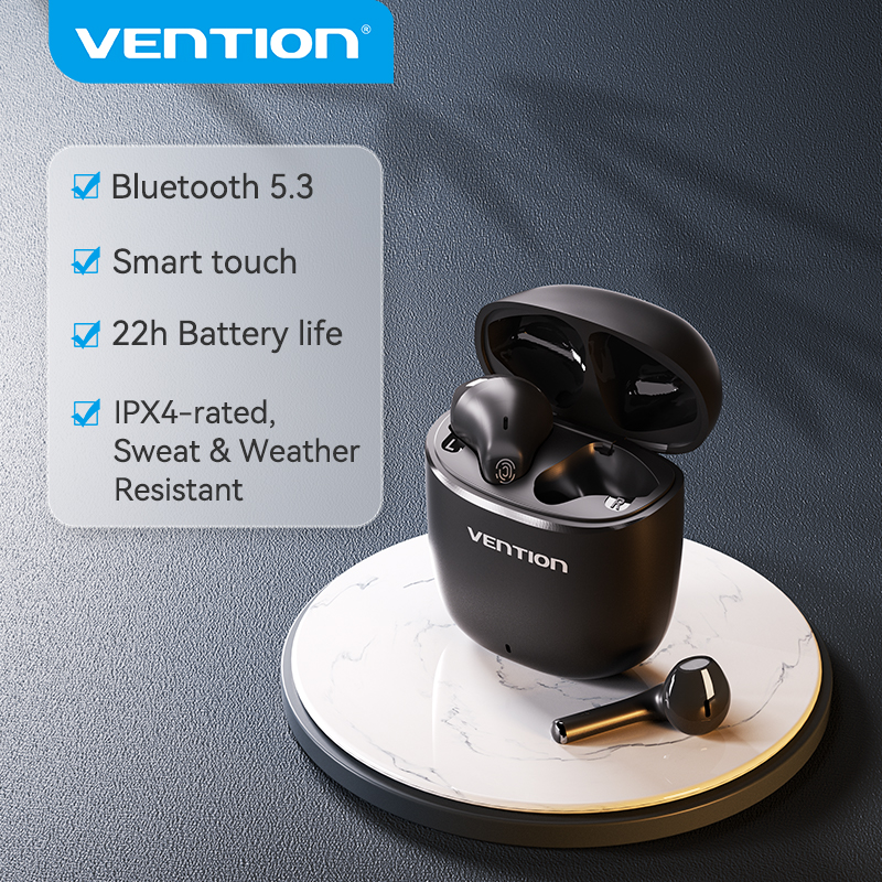 Vention Wireless Earbuds TWS Bluetooth Earphone V5.3 Real Wireless