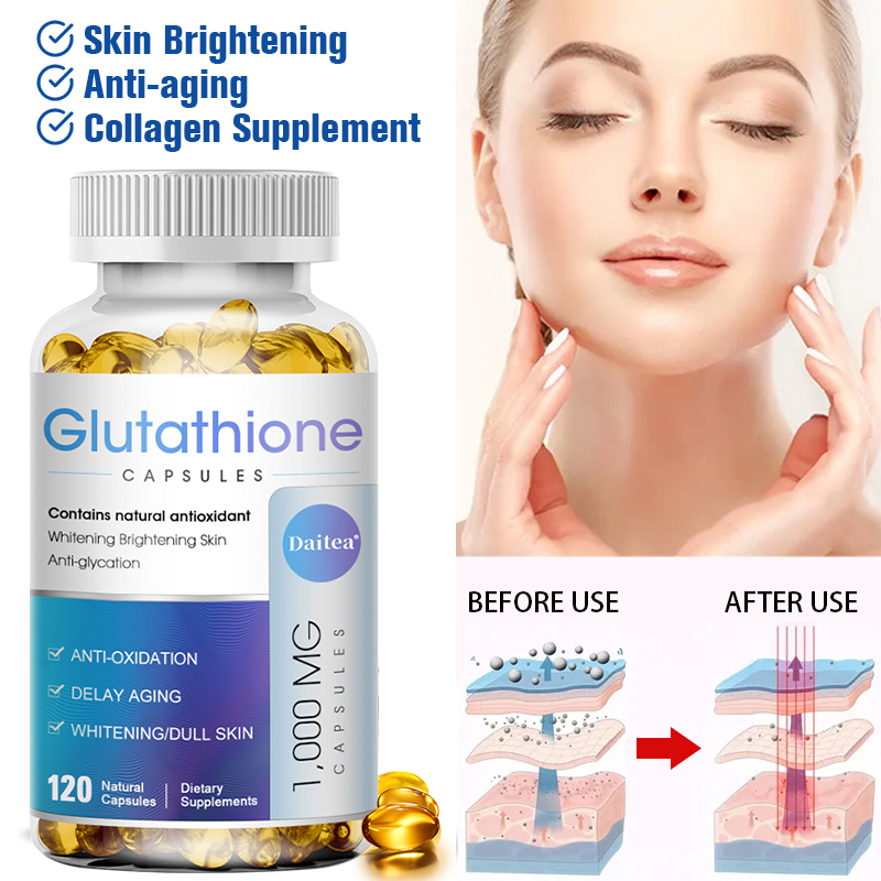 setria glutathione Glutathione supplement 1000mg whitening and lightening vitamin C anti-aging  immunity enhancement skin beauty supplement L-Glutathione Capsules  Detoxification And Liver Protection - Lazada
