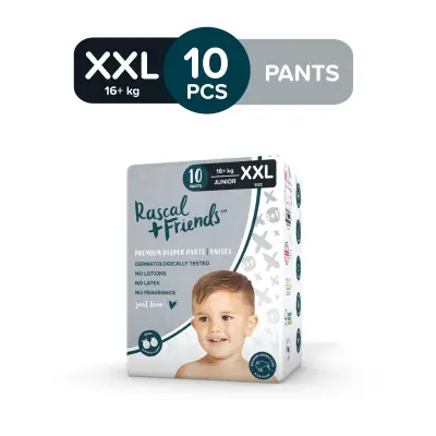 RASCAL + FRIENDS Pants Convenience Pack XXL (16+ kgs) - 10 pcs x 1 (10pcs) - Diaper Pants