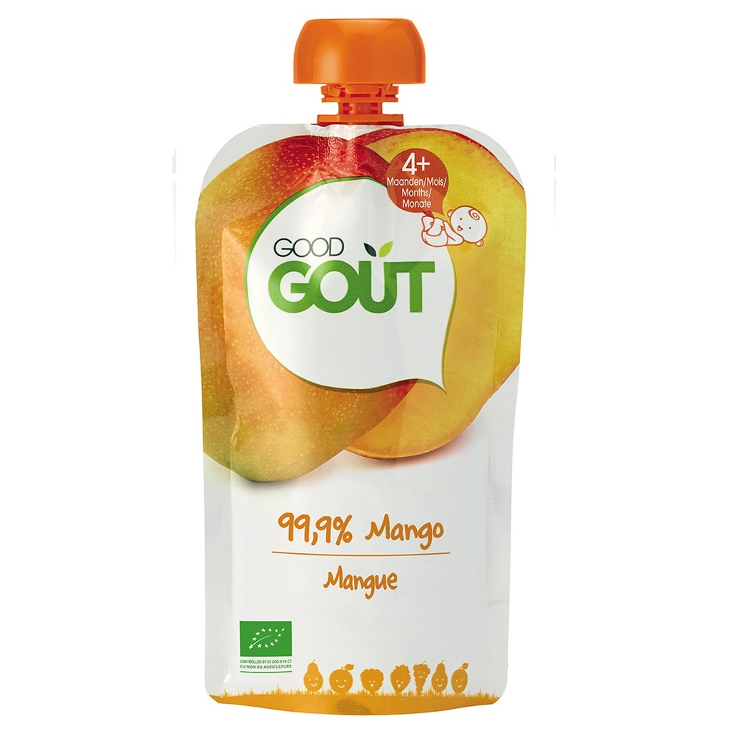 GOOD GOÛT Mango 120g Organic Baby Fruit Puree for 4 months Lazada PH