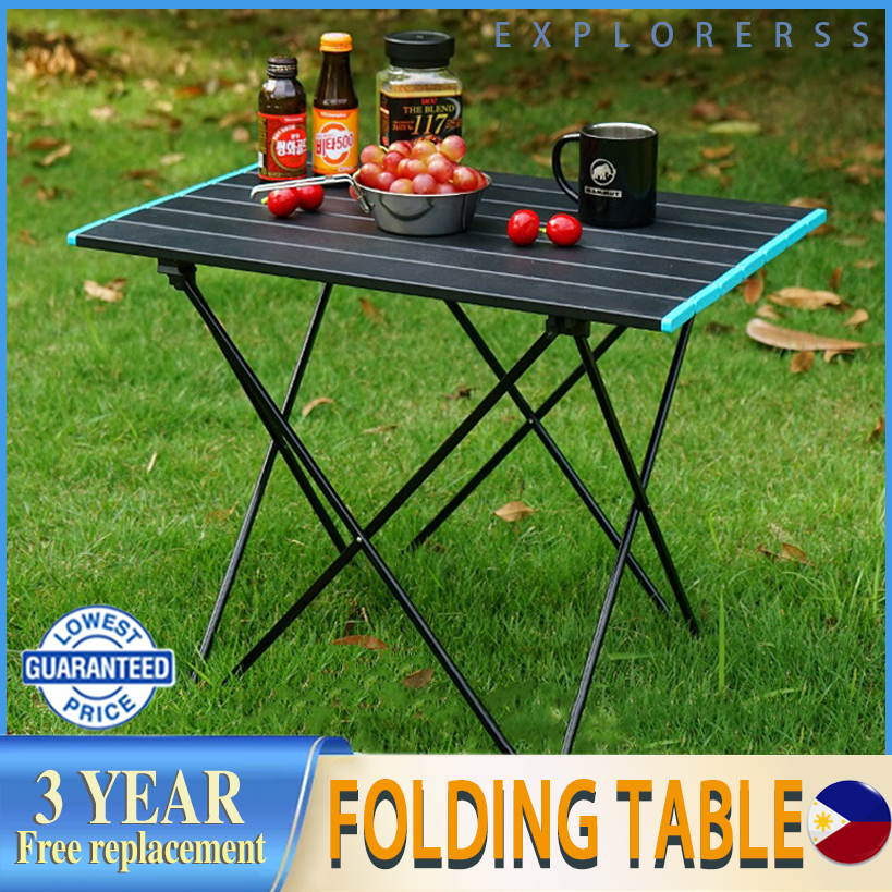Folding Camping Table Outdoor Aluminum Alloy Folding Table Camping Portable MultiFunction Ultra