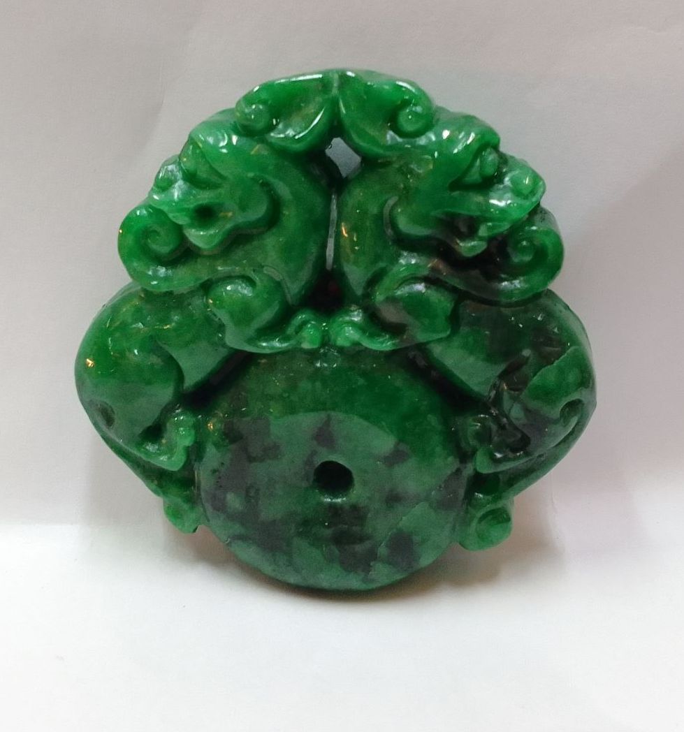 Real Jade Stone Piyao Pendant Jade Pixiu Pendant Lucky Charm Jade Money