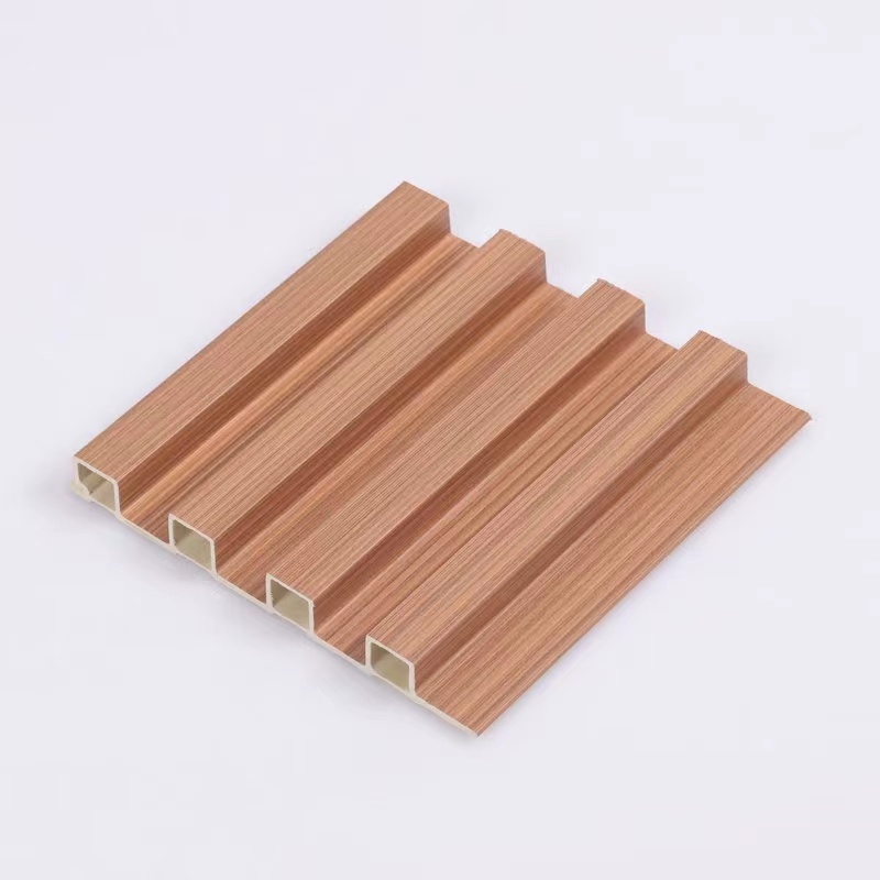 COD WPC Fluted Wall Panel Wood Wallpaper Sticker Waterproof Grille