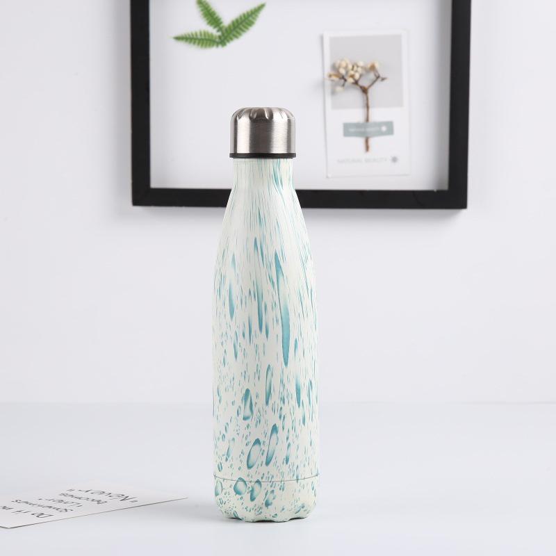 Double Walled Vacuum Flask Insulated Stainless Steel Water Bottle Leak ...