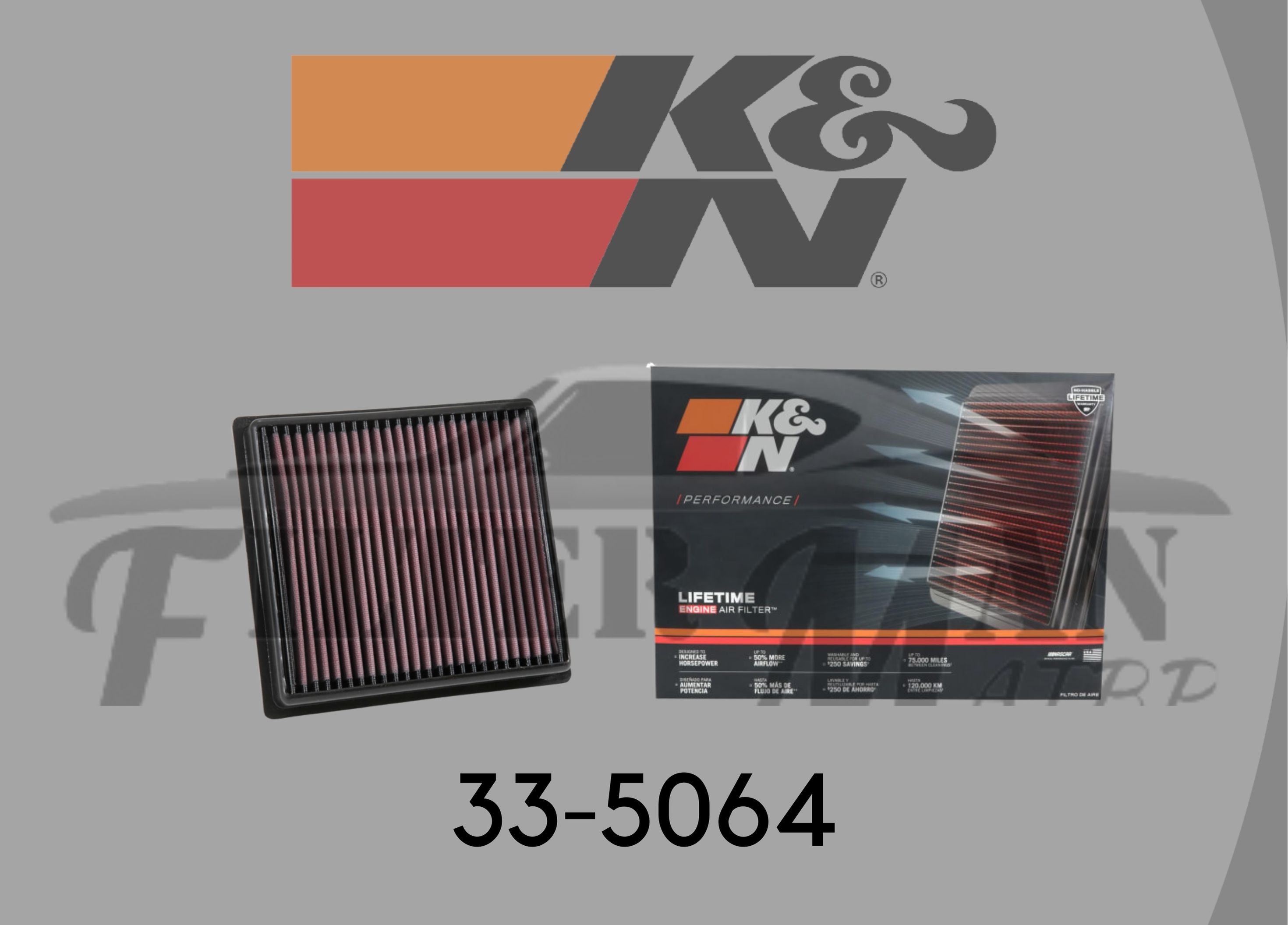 K&N Engine Air Filter: Compatible with 2016-2019 Subaru H4 1.6/2.0/2.4 L, 33-5064 - Walmart Supplies