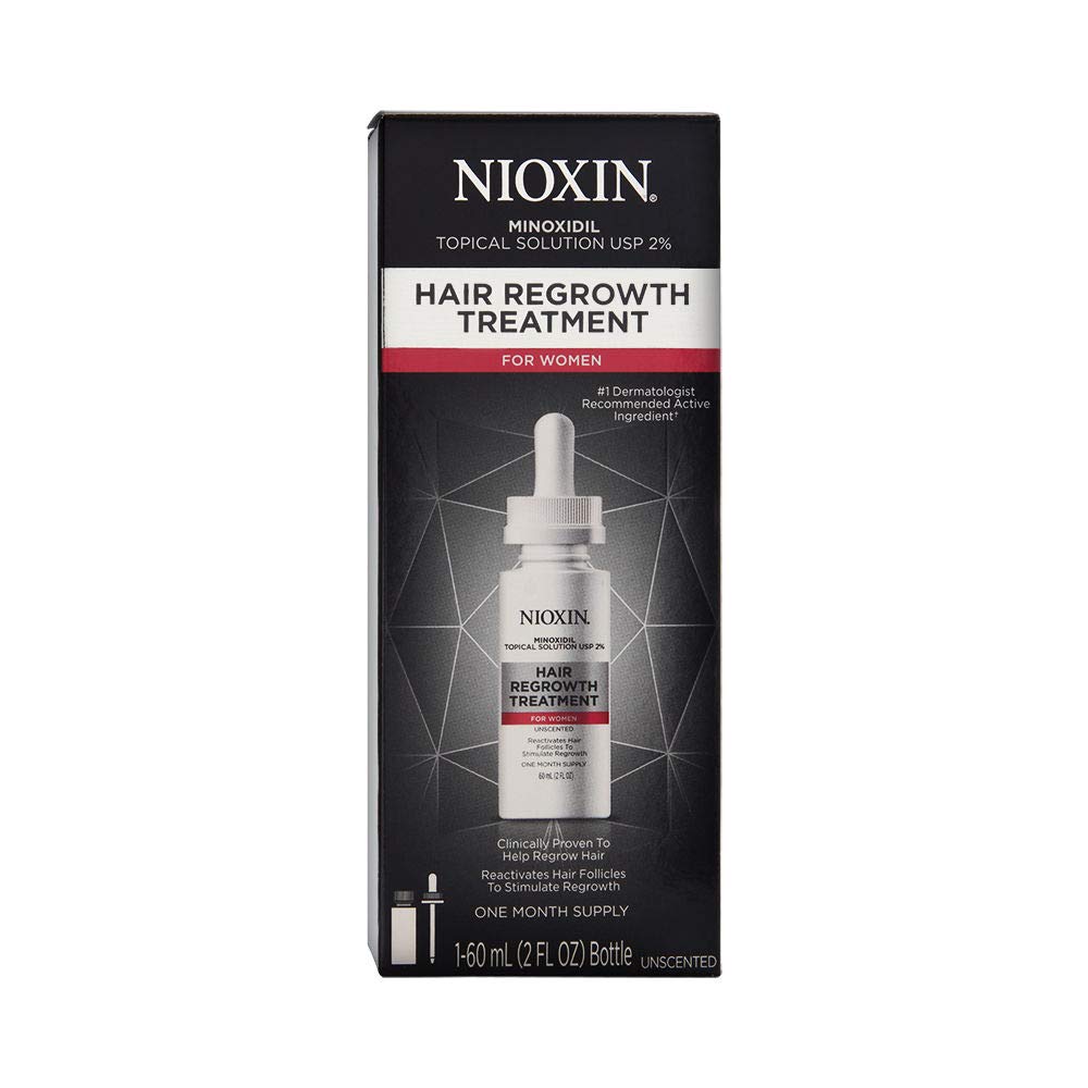 Nioxin Minoxidil Hair Regrowth Treatment Women, 2 Oz. 