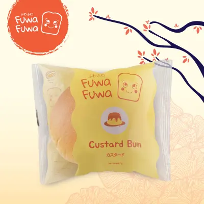 Fuwa Fuwa Custard Bun 72 grams