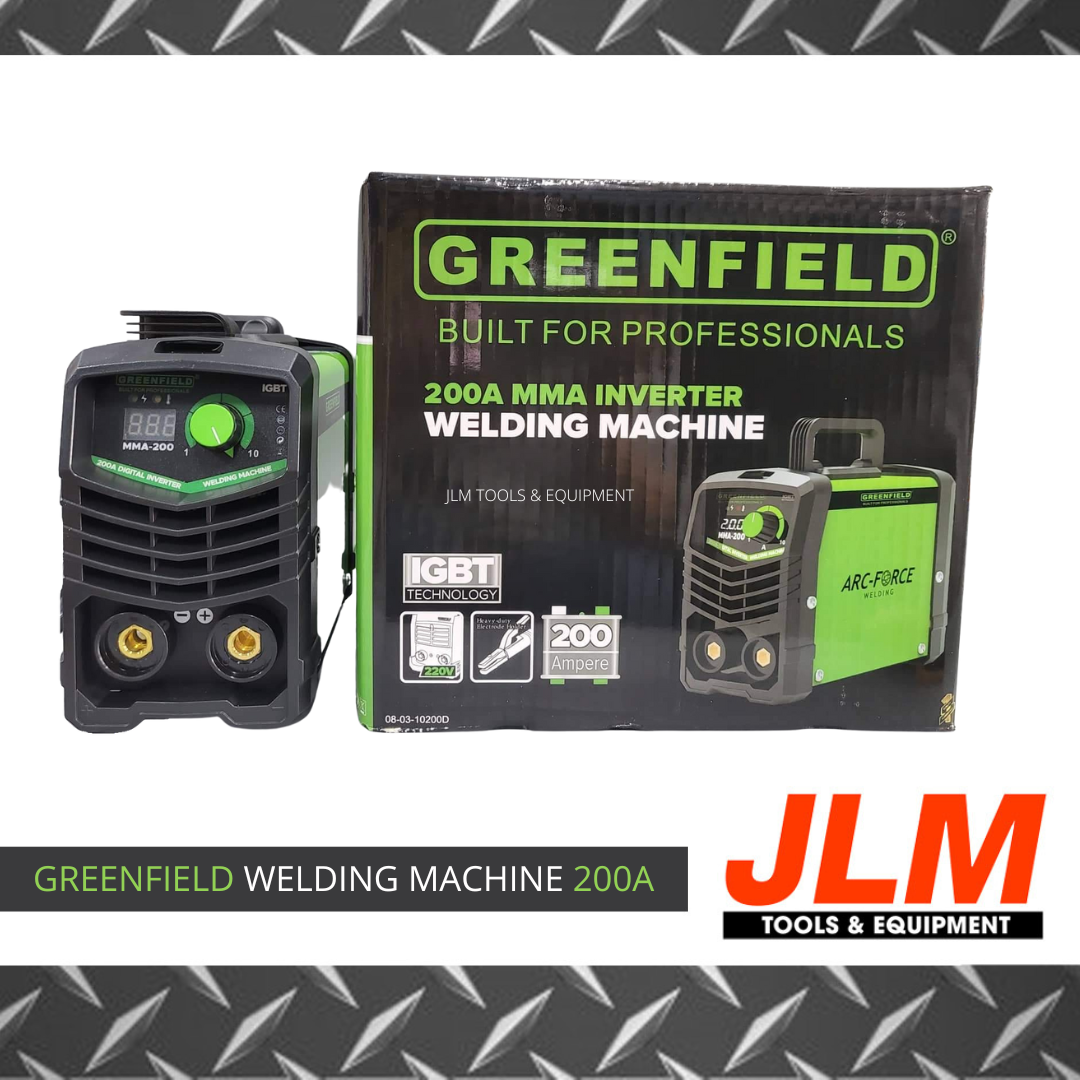 GREENFIELD INVERTER WELDING MACHINE MMA 200A Lazada PH