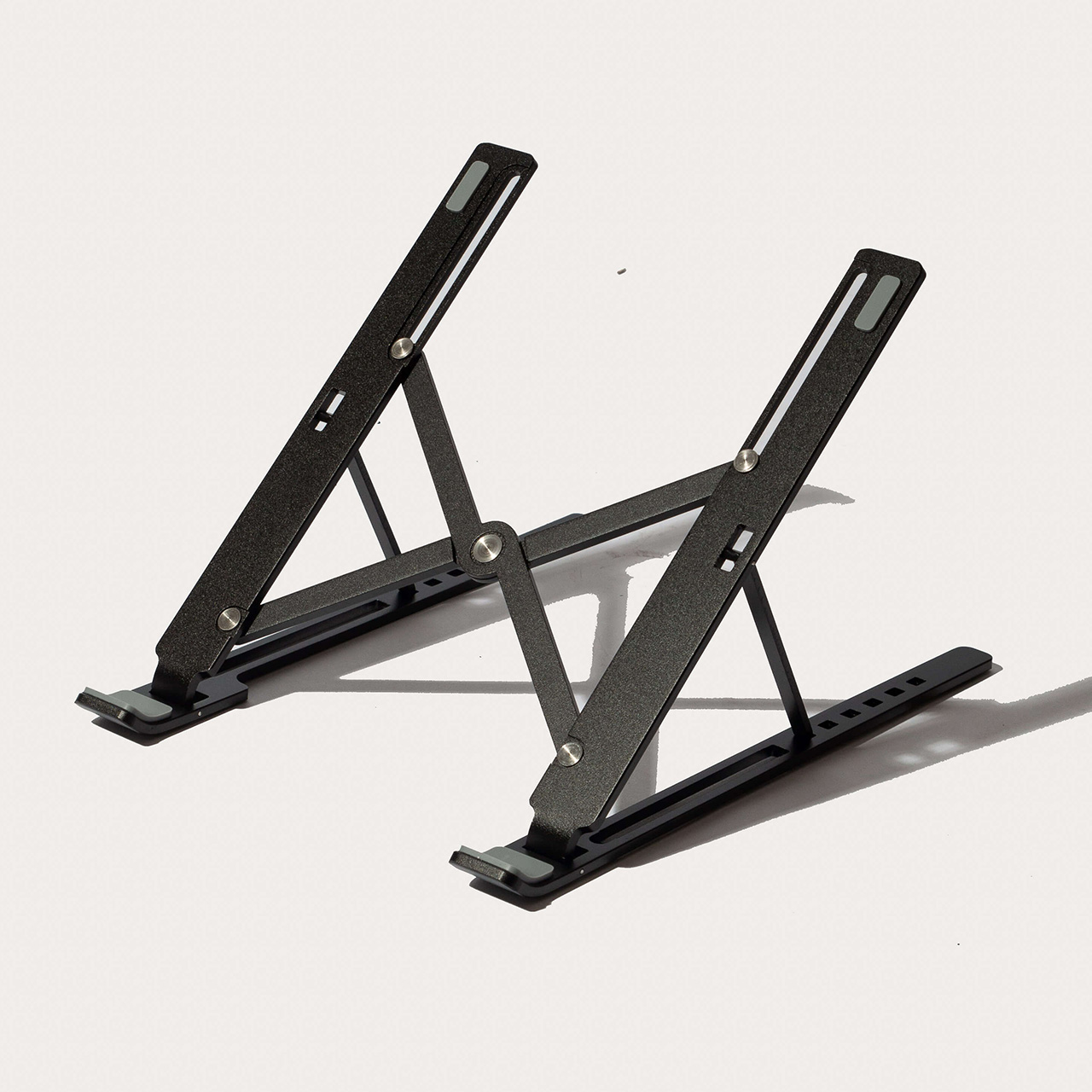 Stance X Laptop Stand- Portable and Foldable Aluminum Adjustable  Multi-Level Riser For Your Desk with Anti-slip Rubbers