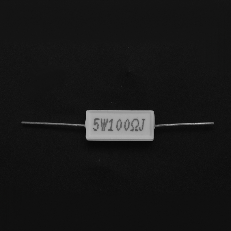 10x Wirewound Ceramic Cement Resistors 100 Ohm 5W Watt 5%