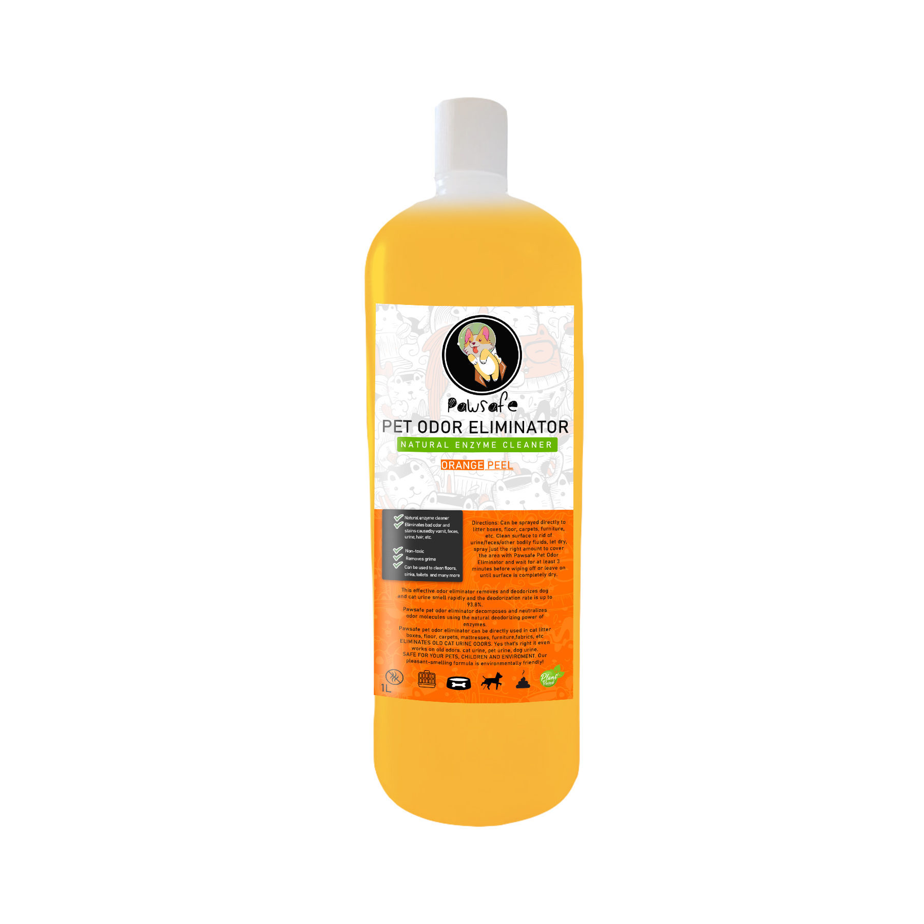 Pawsafe Enzyme Odor Eliminator Orange Peel Lazada PH