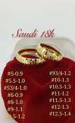 18 Karat Saudi gold Wedding ring