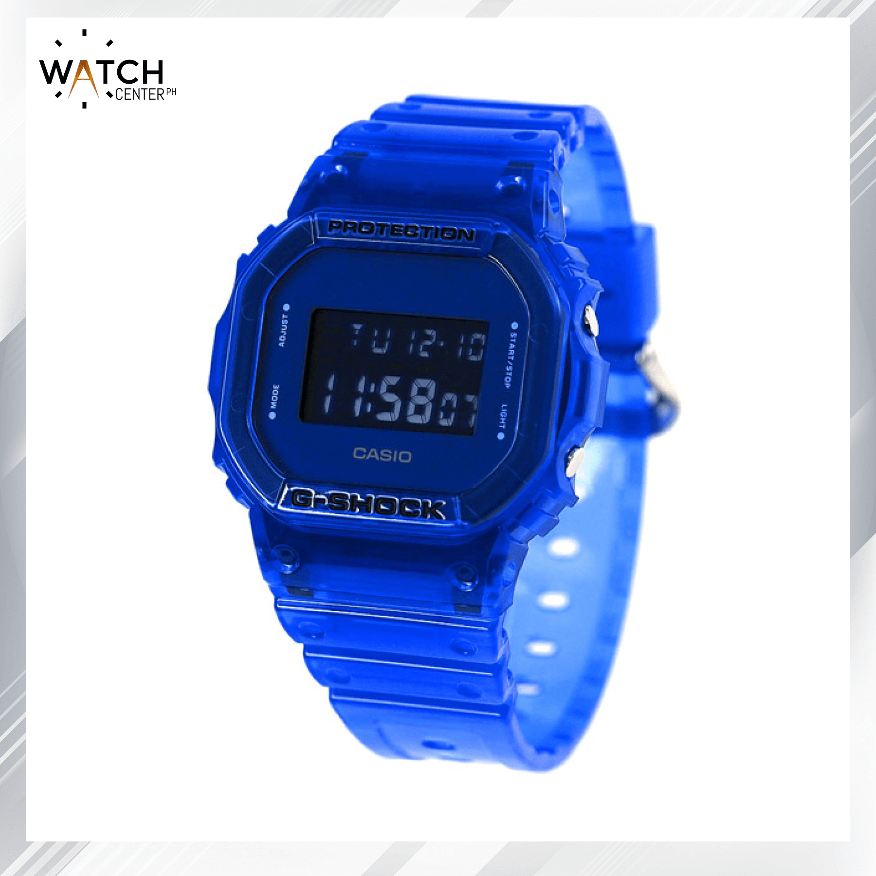 g shock protection blue