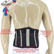 Procare Protect Lumbar Back Support Belt with Stabilizer Support