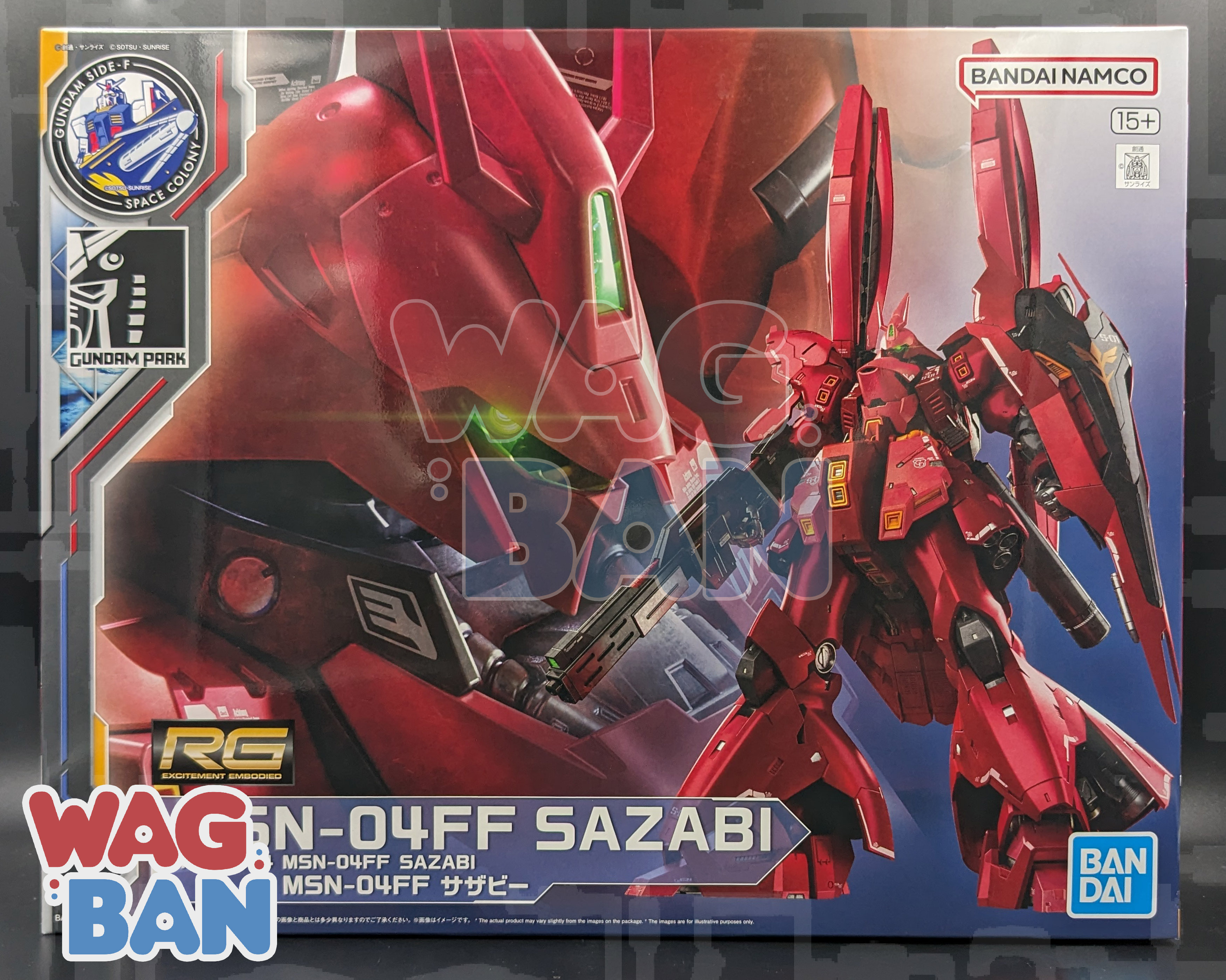 RG 1/144 MSN-04FF Sazabi (Gundam SIDE-F ver.) | Lazada PH