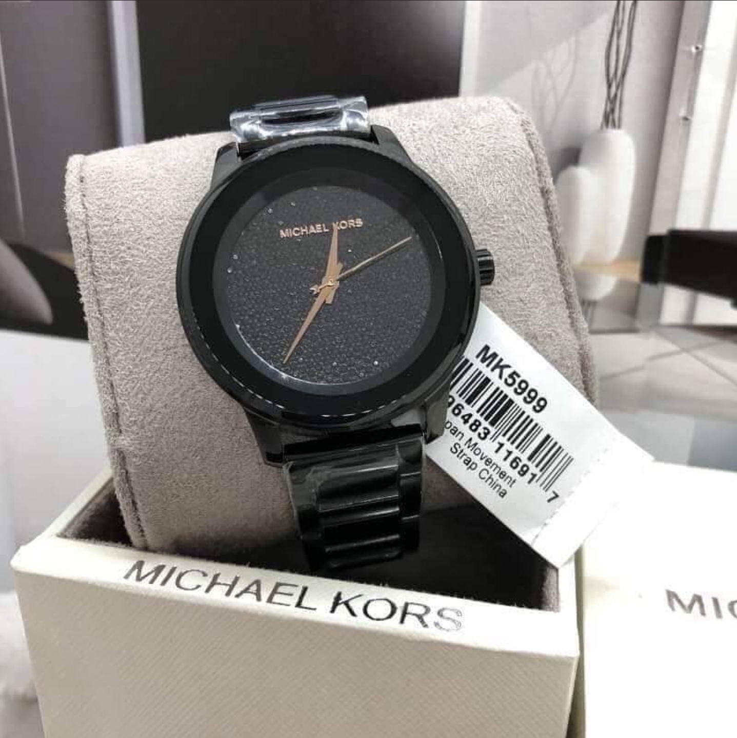 Original Michael Kors MK5999 Black Kinley Pave Stainless Steel Ladies Watch  With 1 Year Warranty For Mechanism | Lazada PH