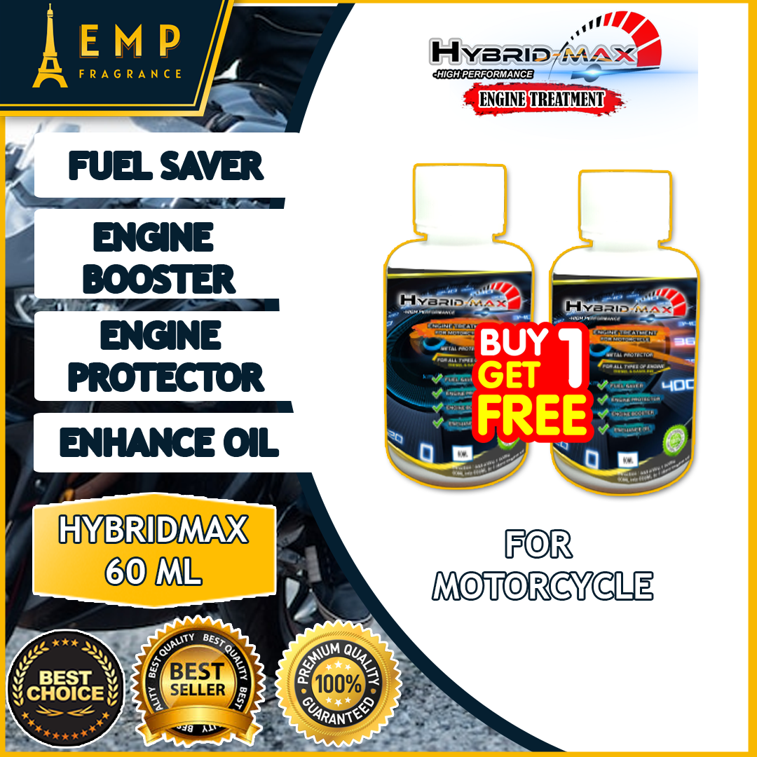 💛 HYBRID MAX 2 PCS 60 ML BEST SELLER ENGINE TREATMENT ENGINE OIL MOTOR