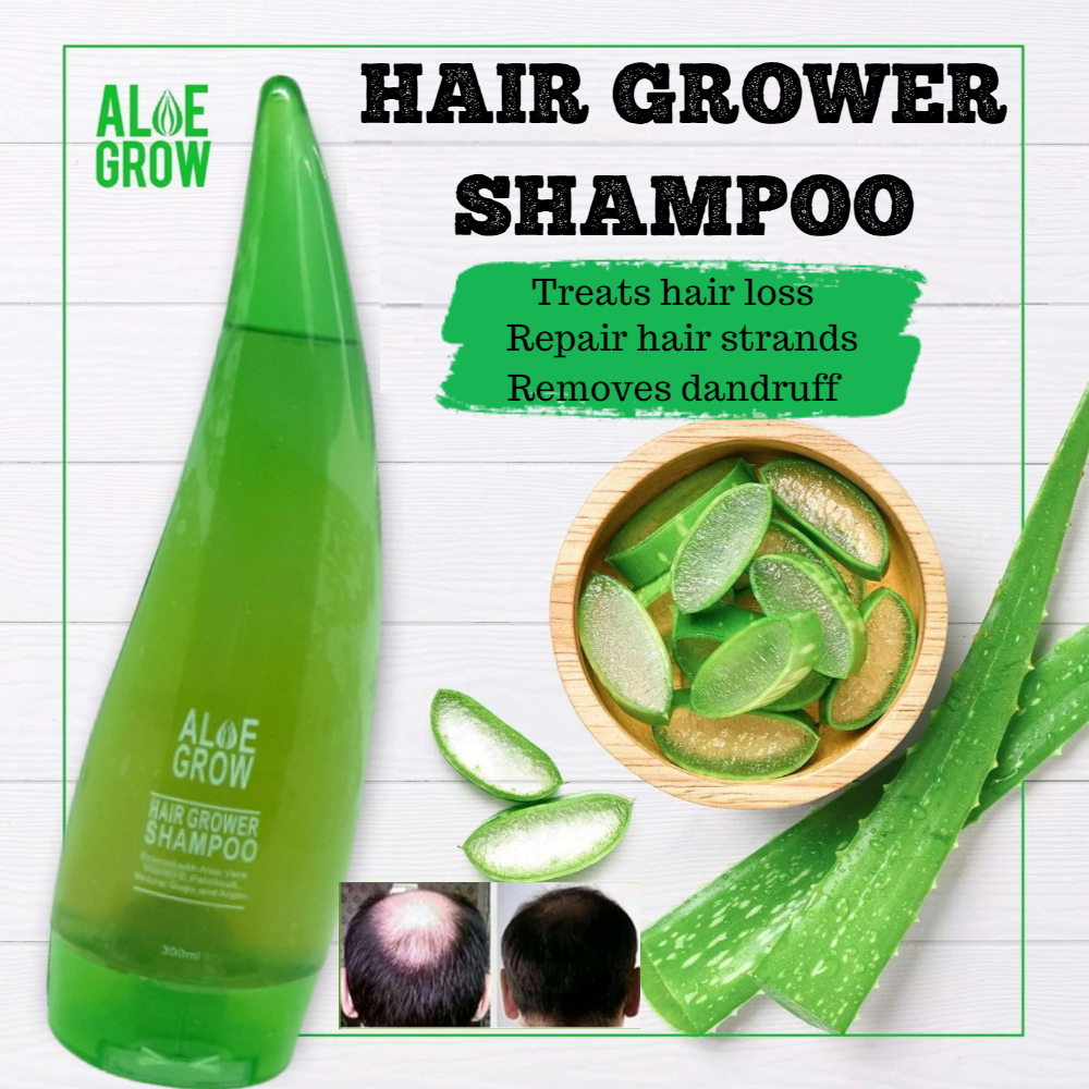 ALOE GROW HAIR GROWING SHAMPOO ENRICHED WITH ALOE VERA AND VITAMIN E