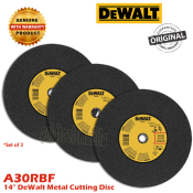 DeWalt 14" Metal Cutting Disc - A30RBF 355mm with Arbor