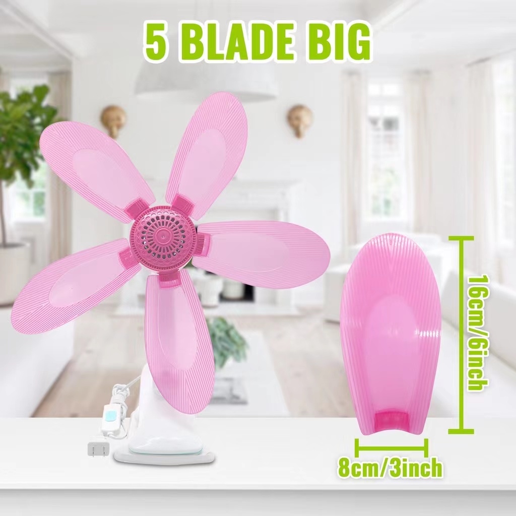 MJL Fan Big Size 5 Blades Clip Fan Table Clip Fan Electric Fan blade