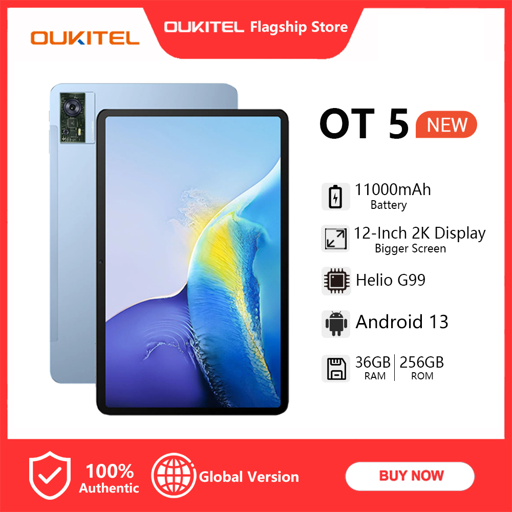 Oukitel OT5 12-inch 2K Display 11000mAh Battery Android 13 Tablet