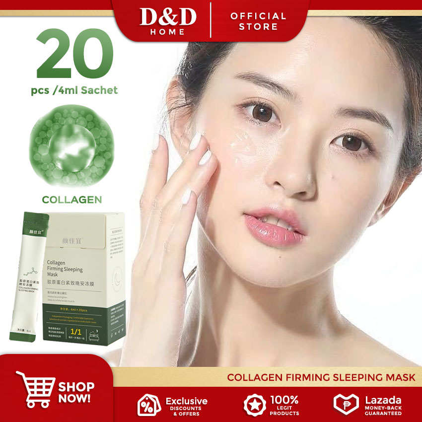 D&D Home 1 Box Original YANJIAYI Collagen Firming Sleeping Mask 4ml