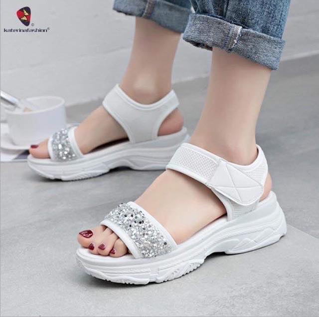 sandal wedges fila